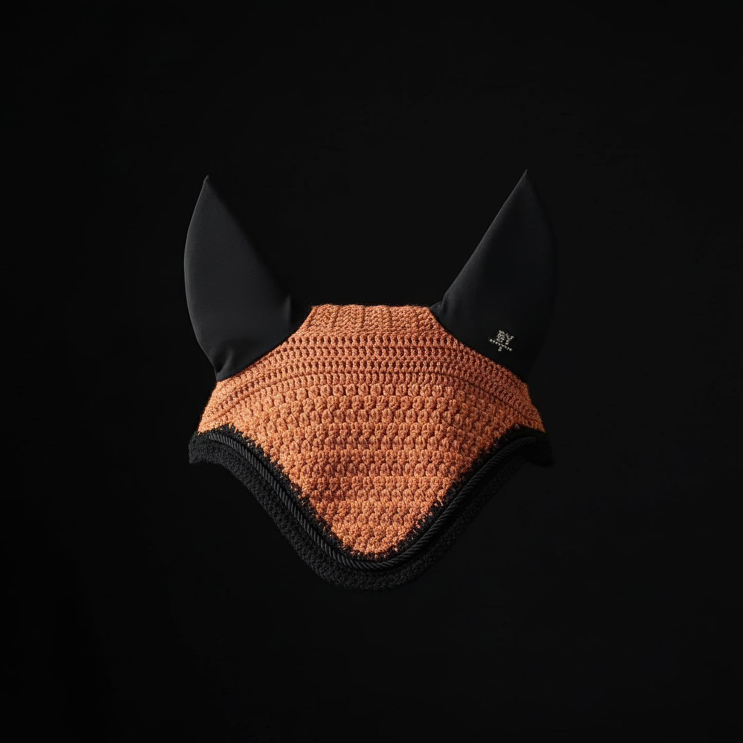 Orange Ear Bonnet